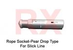 Oil Downhole Tools 2.125 Inch Pear Drop Rope Socket Wireline And Slickline