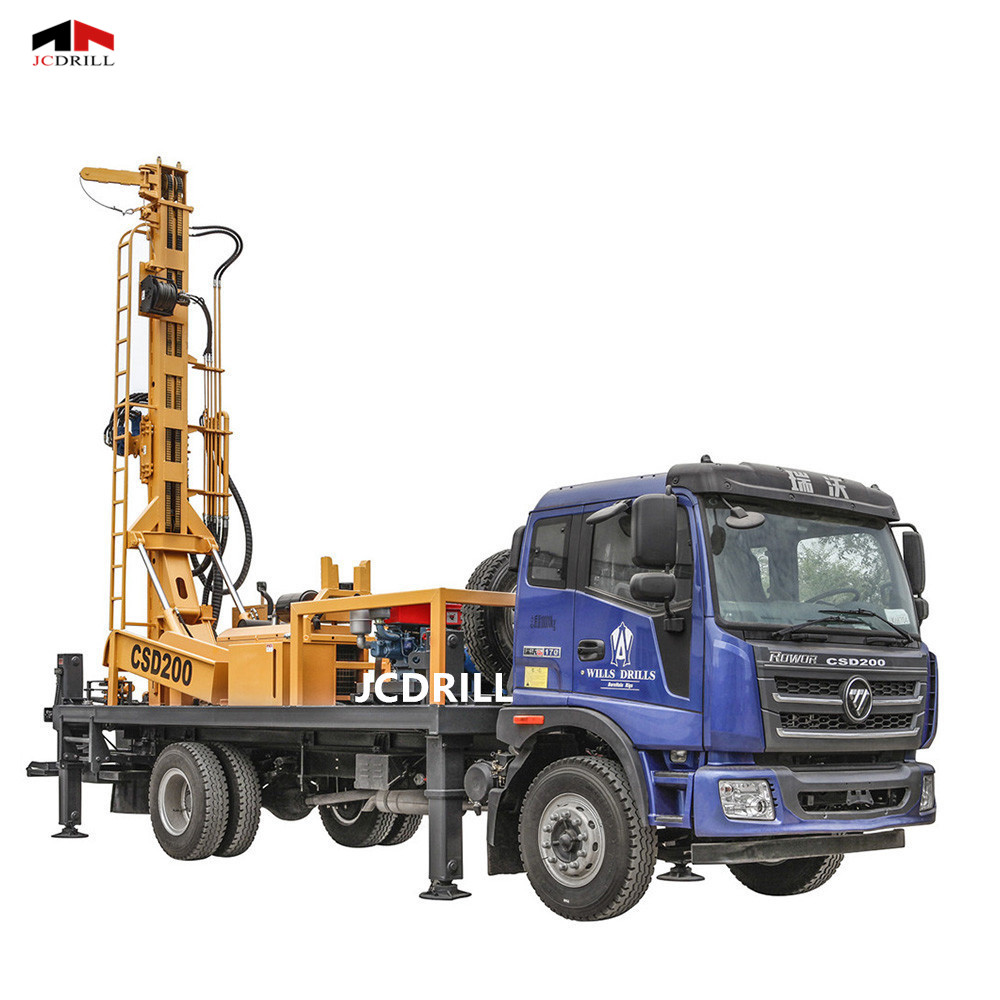 180m Depth borehole well water well drilling rig for sales