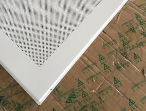 Perforated Aluminum Metal Soundproof Ceiling Panels Fire