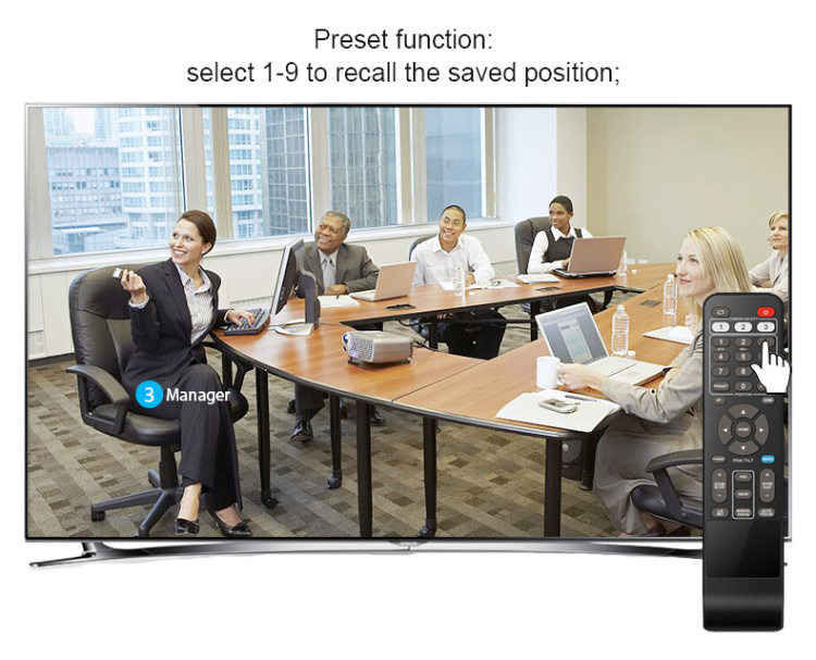 Nv20u PTZ 20X Zoom Full HD 1080P USB Video Output Video Conference Camera for Church