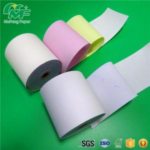China Laser Printers NCR Carbonless Carbon Paper Roll For POS Printers / Invoices on sale 