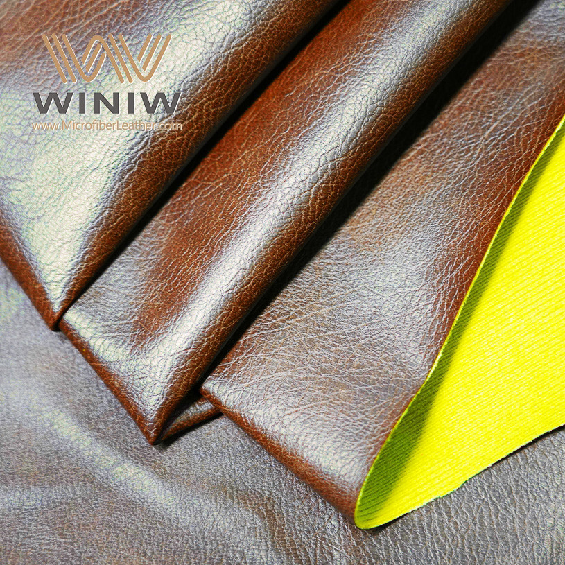 Anti-Bacterial Microfiber Imitation Leather PU Coated Fabric Garments Leather