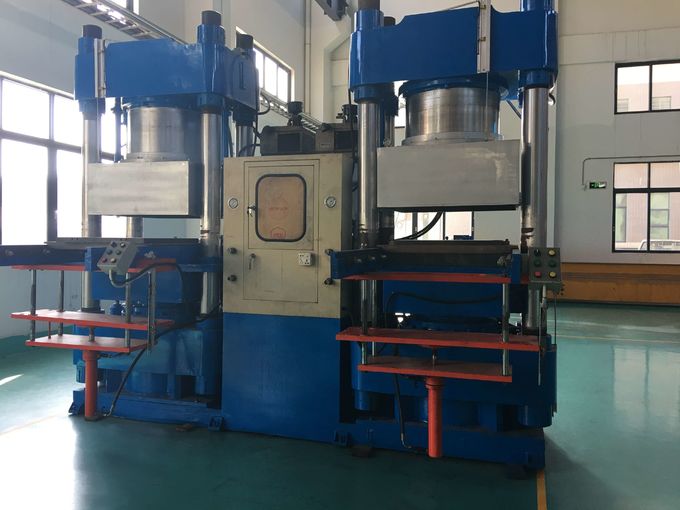 High Standard Rubber Compression Moulding Machine , Rubber Processing Machinery Low Noise 0