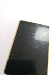 Personalised Gold Metal Business Cards With Black Color Silk Screen Printing