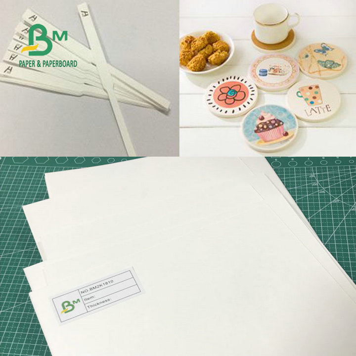 0.9mm 1mm 1.2mm thick Perfume absorbent Paper Air Freshener Sheet Coaster Cardboard