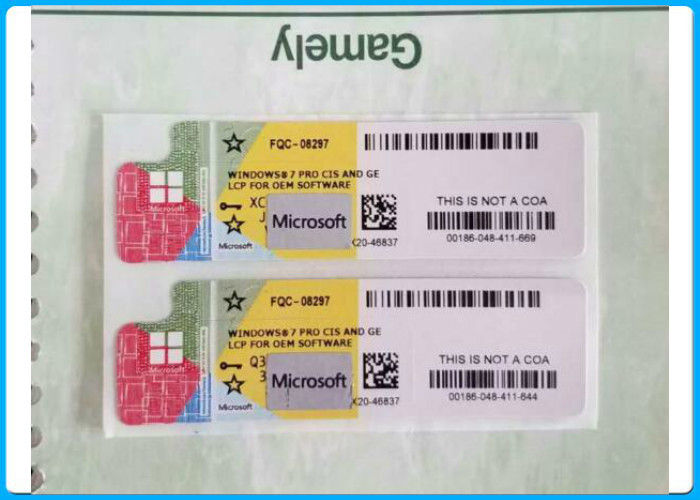 Microsoft Windows 7 Product Key Codes Anti fake Win7 Pro Genuine OEM License