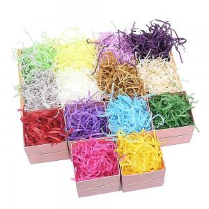 China OEM ODM DIY Raffia Shredded Paper Gift Box Confetti Decoration on sale 