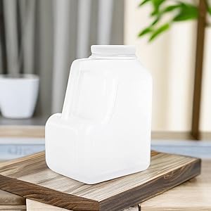 Clear Plastic Gallon Jar with Handle