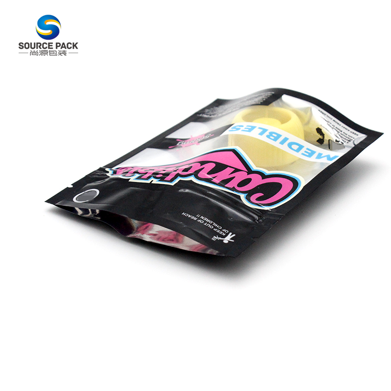 Laminated Resealable Packaging Smell Proof Custom Mylar Bags 