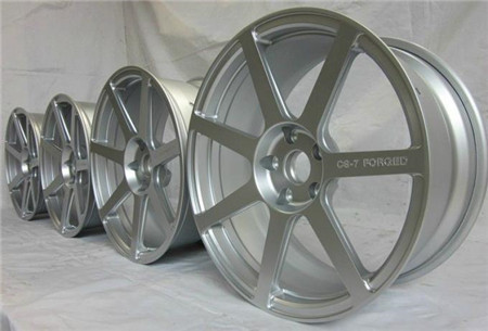Anodized silver wheels