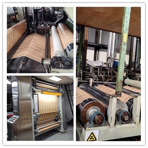 5018-2 0.065mm Thickness Anti Abrasion Wood Grain Water Transfer LVP Floor Decorative Film Manufacturer 6