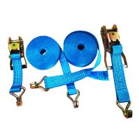 China 5000KG Capacity Polyester Yarn 10m Ratchet Tie Down Strap on sale