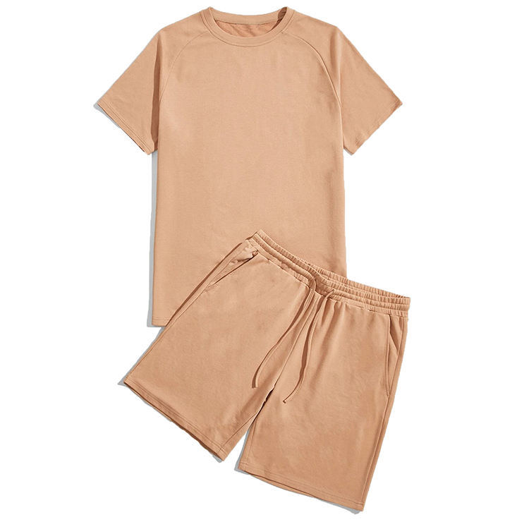 Fashion Wholesale Oversize T-Shirt and Shorts Men&prime;s Summer Tracksuit Short Set