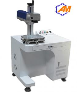 China desktop Fiber Laser marking machine Connected to the computer/laser marking machine metal on sale 