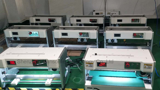 Light Curtain Induction PCB Depaneling Machine 600mm Cuttling Length CAB Blade Moving PCB Separator HS-206 0