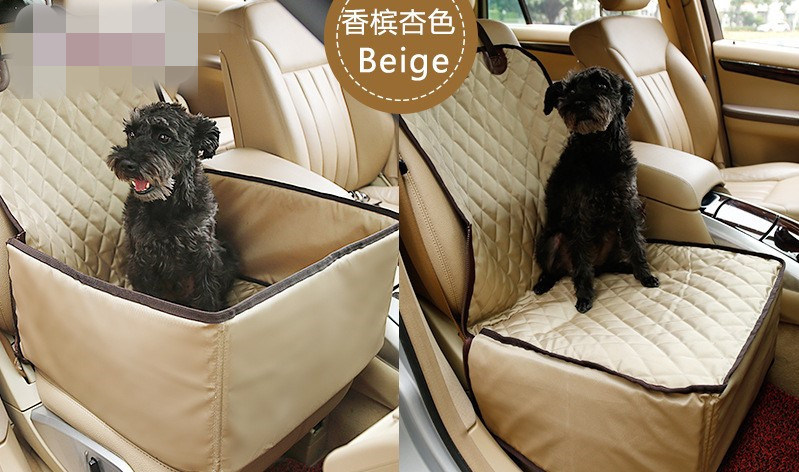 Waterproof Dog Carriers Front Seat Bag Pet Car Seat Cover