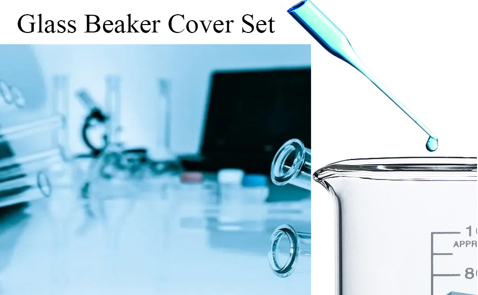 Cover Lids for Beakers Flasks Evaporation Dish Polished with Ground Edges