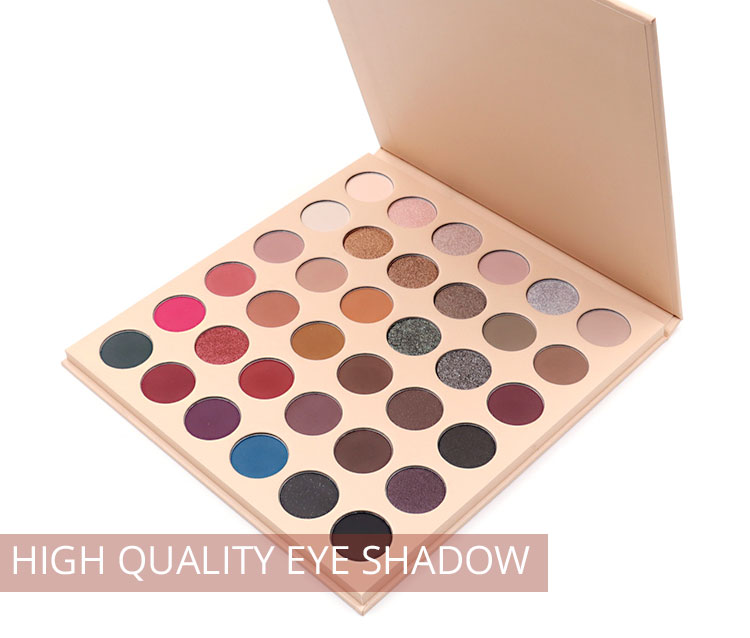 Powder Form and Eye Use 36 colors eyeshadow palette custom logo