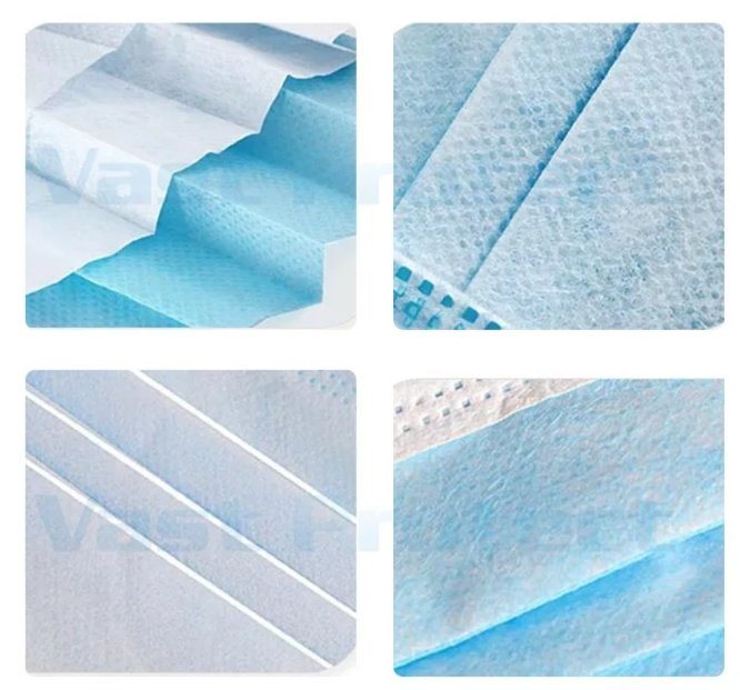 CE Factory Supplier Disposable Nonwoven Blue 3ply Protection Face Mask