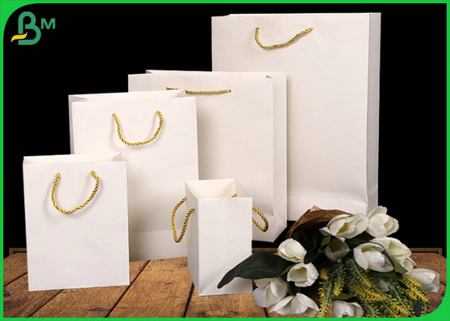100gsm 120gsm Pure wood pulp White Kraft Paper For Making Paper Bags 