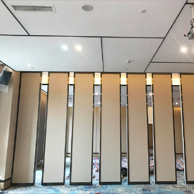 Hotel Soundproof Folding Movable Partition Walls Ballroom Sliding Foldable Wall Partitions