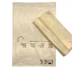 China Self Adhesive PLA Biodegradable Cornstarch Bags For Garment Packaging wholesale