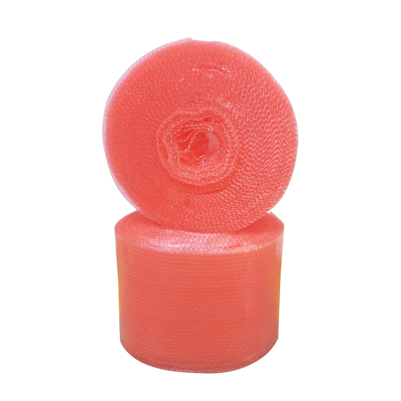 Perforated Black Red Pink Bubble Air Wrap Film Black Bubble Air Wrapping Cushion Roll