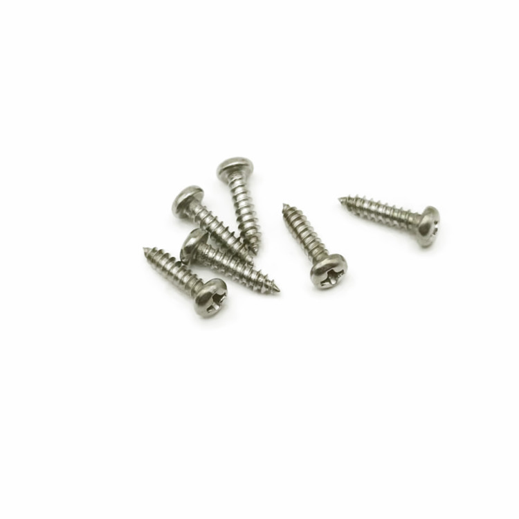 Stainless Stee Cross Recessed Pan Head Tapping Screw Stainless Stee Phillip Pan Head Tapping Screws