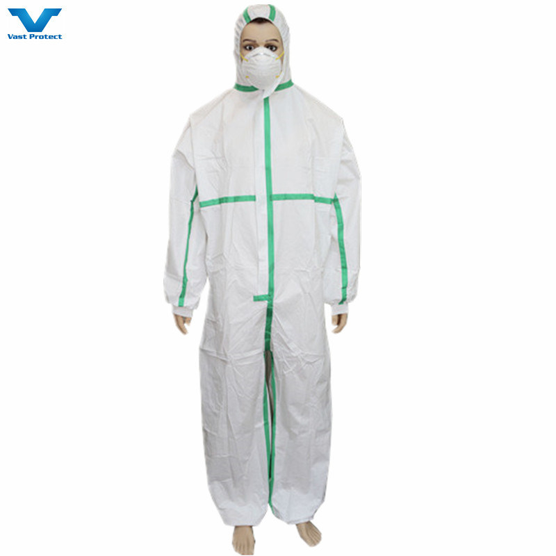 Cat 3 Type 5 6 PPE Safety Protective Clothing Disposable Coverall