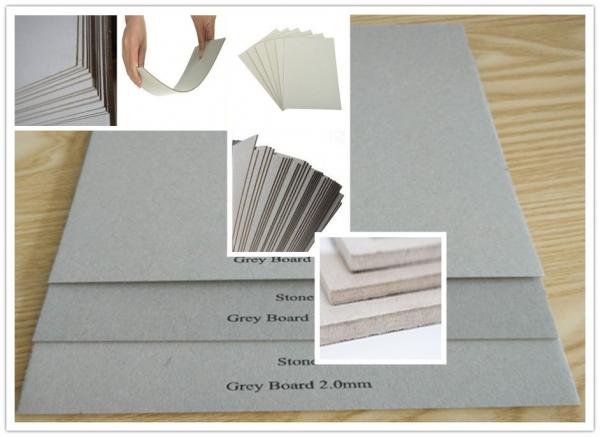 Recycled Pulp Uncoated Laminated Grey Chipboard 700gsm 1800gsm