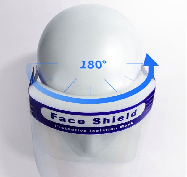 Custom Safety Clear Disposable Face Shield Reusable Personal Protective