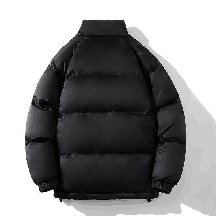 OEM Custom Embroidered Warm Thicken Bubble Mens The Winter Down Coats High Quality Quilted Padded Down Puffer Jacket for Men