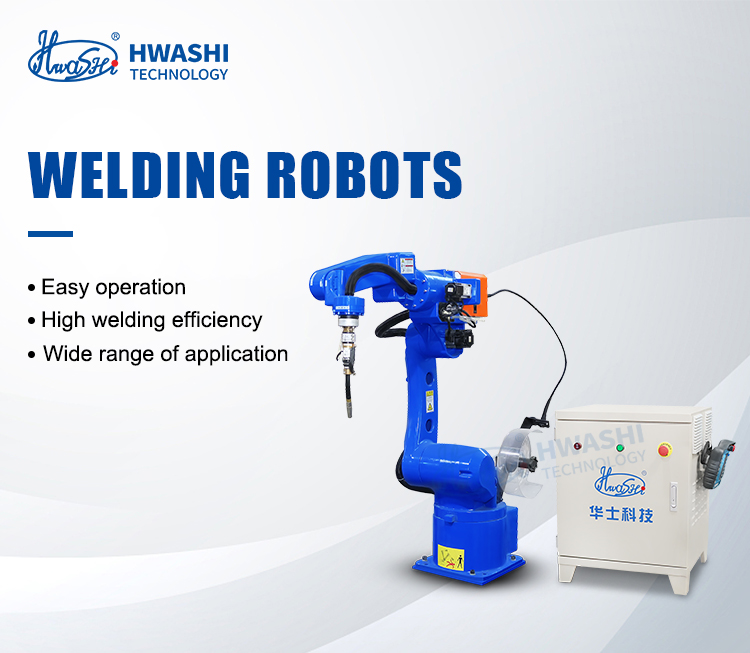 Industrial Automatic Gantry Welding Robot Manufacturer HWASHI 6 Axis CO2 MIG MAG TIG