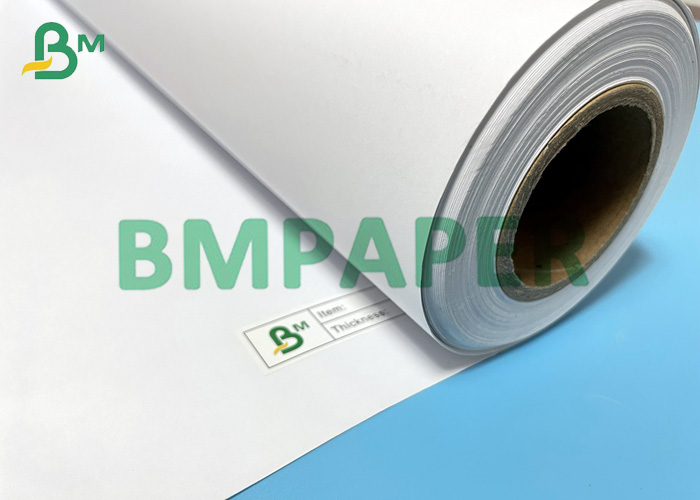 20LB 610mm x 45m Uncoated CAD Inkjet Bond Paper Roll For CAD Plotting