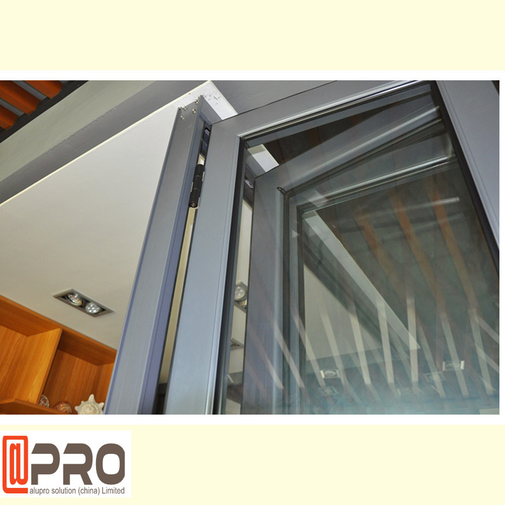 Folding vertical window,aluminum balcony folding window,aluminum kitchen folding window,aluminum bi fold window