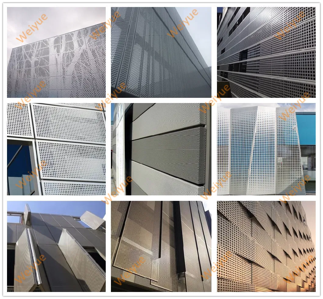 Architectural Stainless Steel Galvanized Perforated Mesh Metal Sheet for Acoustic Wall/Wall Cladding/Ceiling Panels/Facade