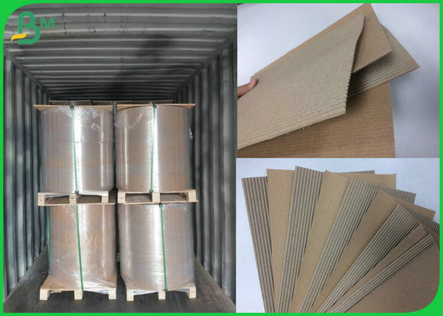 3mm 5mm Thickness Flute Corrugated CardBoard For Courier Carton Making 