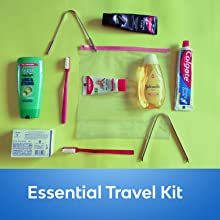 Travel kit using zipper bags