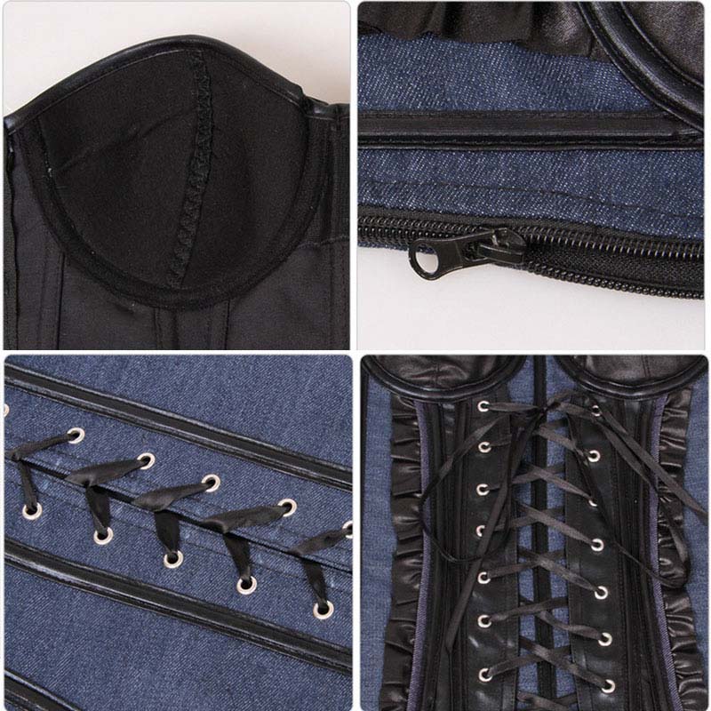 Wholesale Corset For Weight Loss blue detail