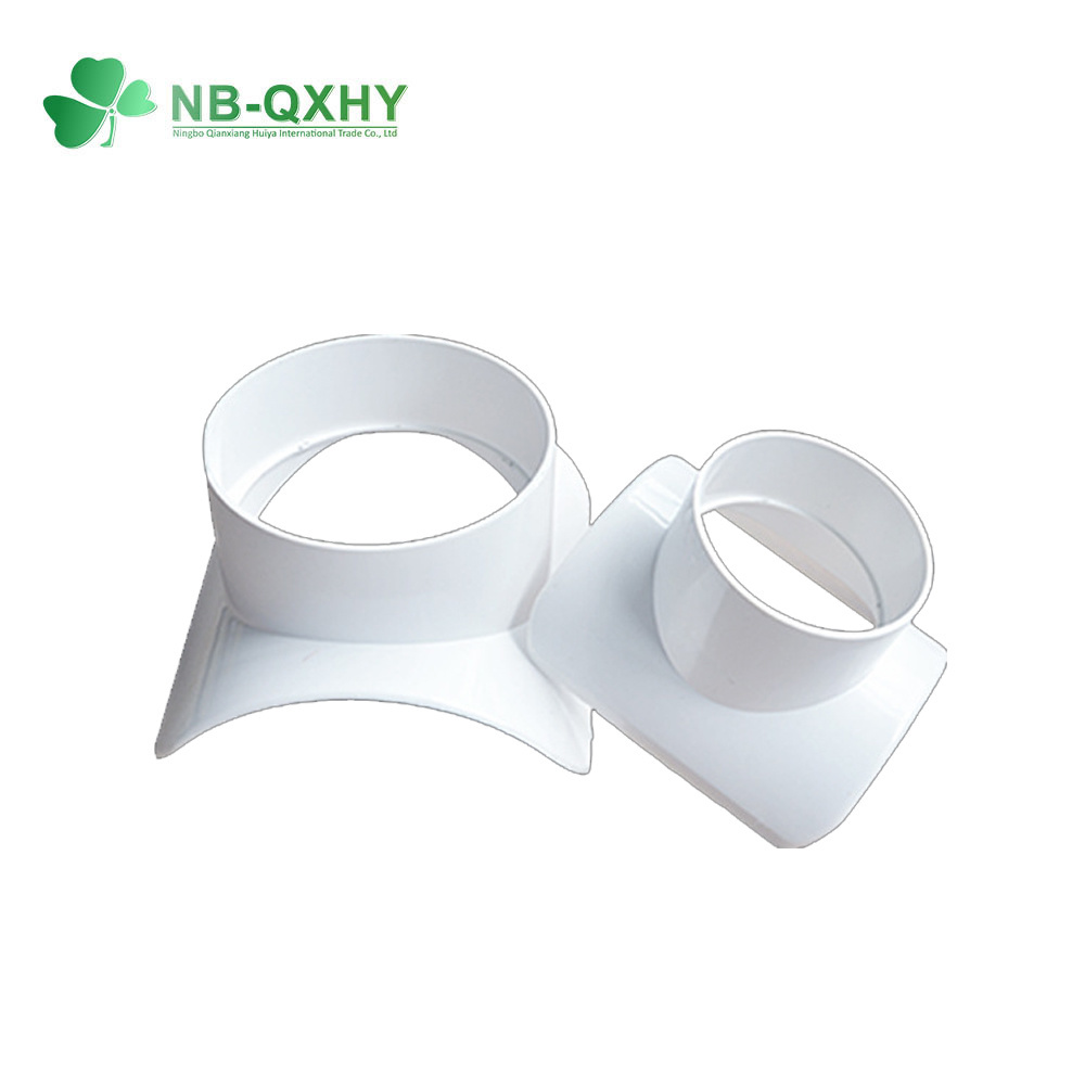 White GB/DIN Sandard UPVC PVC Pipe Fitting Snap/Slip Tee for Drainage
