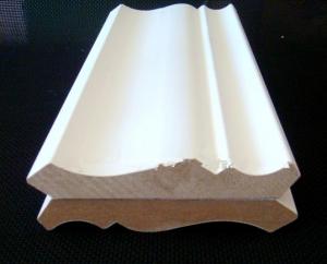 China Wood Moldings Gesso coated Wooden Primed Radiata Pine FJ Finger joint  Wood Moldings on sale 
