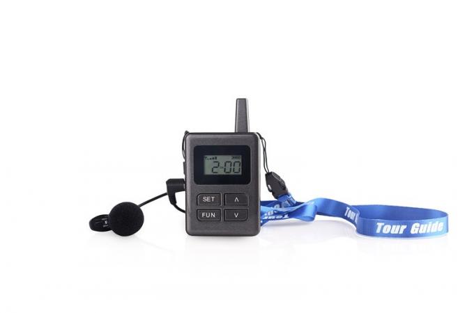 Practical E8 Ear - Hanging Bluetooth Tour Guide System Transmitter And Receiver