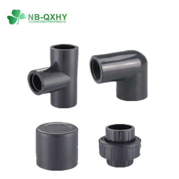 Plastic ASTM Sch80 PVC Pipe Fitting UPVC Tee OEM China Pipe Fitting