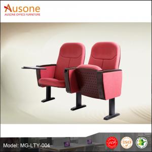 China Modern Light Red Auditorium Seating Chair on sale 