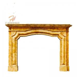 China Custom Wholesale Low Price Marble Stone Fireplace on sale 