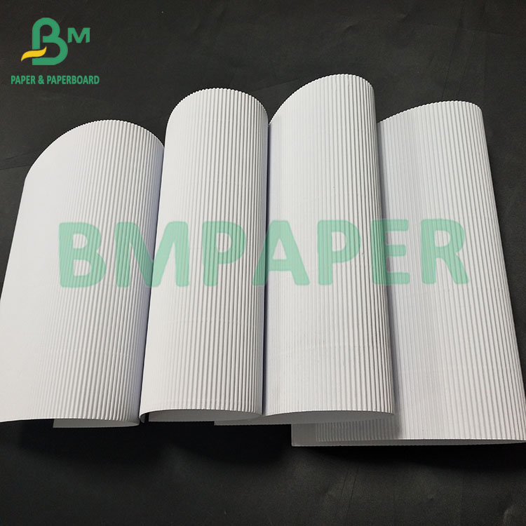 Stable Wide Applicability Two Layers Of White F Flute Paper 1mm For Cosmetic Products Packing
