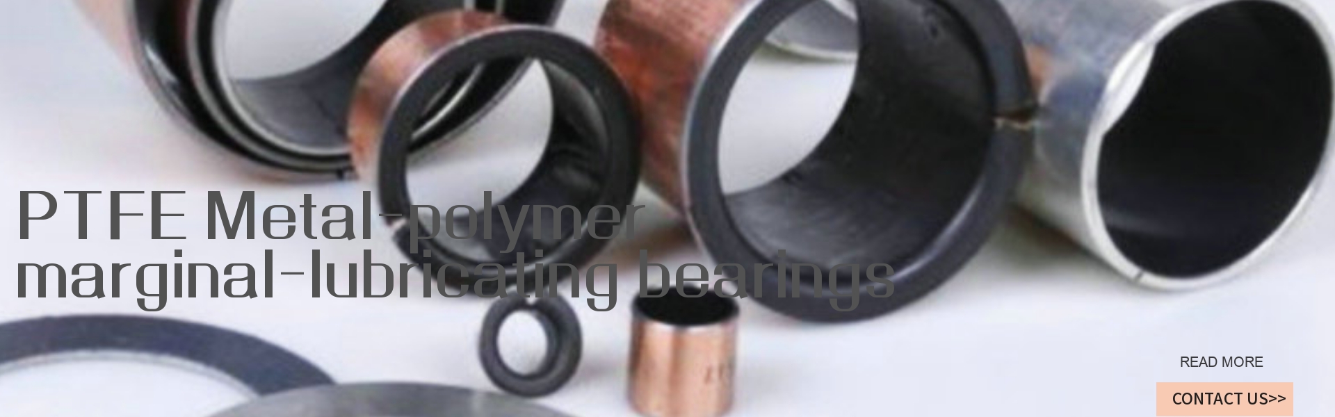 PTFE Metal-polymer marginal-lubricating bearings