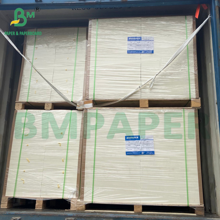 Double Side High Gloss White Cardboard For Boxes High Stiffness Packaging Board