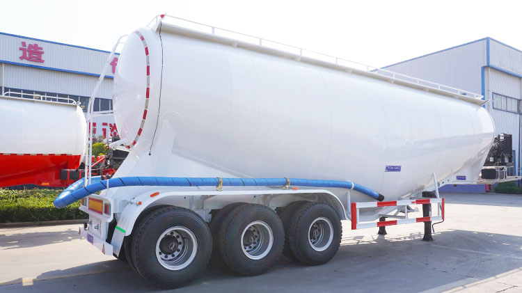 TITAN 40ton 50 Cubic 60cbm V Type Bulk Cement Tank Semi Trailer Powder Cement Bulker Truck for Sale