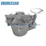 CB/T 282 Type A Round Type Rotary Oil Tank Hatch Cover Marine Outfitting